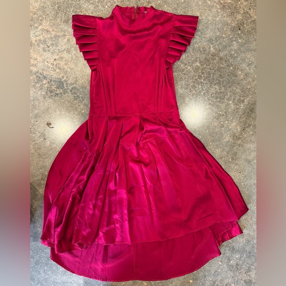 Katherine Kidd Red Dress - Picture 1 of 8